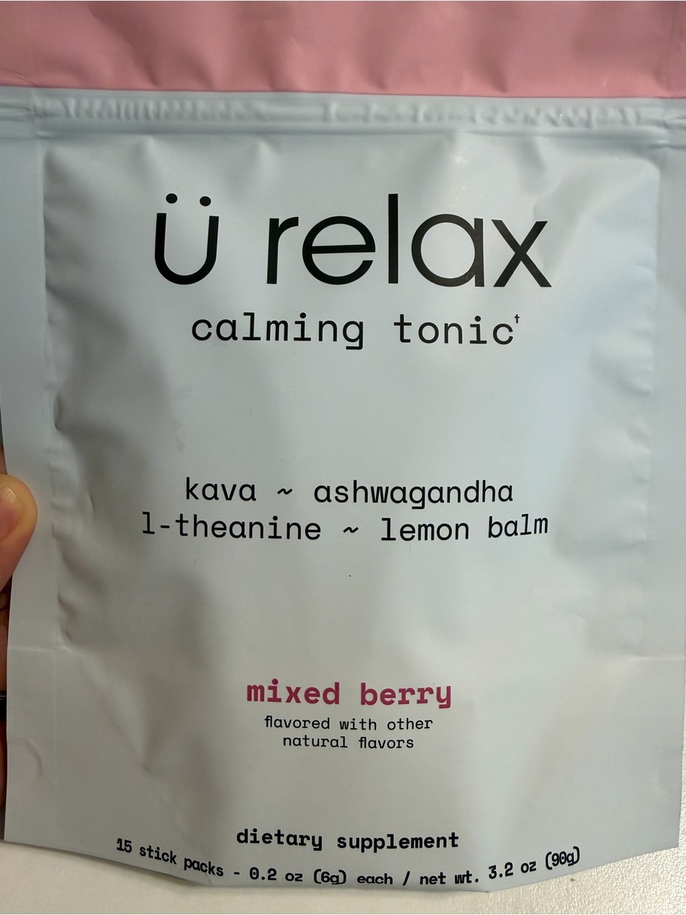 Calming Tonic - Mixed Berry (White)
